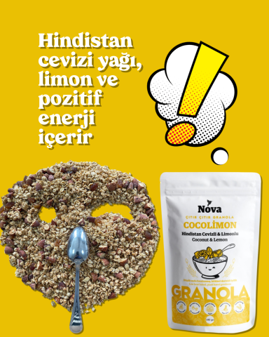 ''Cocolimon'' Hindistan Cevizli ve Limonlu Granola - 340 G.