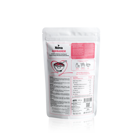 ''Aşkbadem'' Bademli ve Çilekli Granola - 340 Gr.