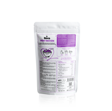 Dört Mevsim- Bitter Çikolatalı ve Vişneli Granola - 340 G.