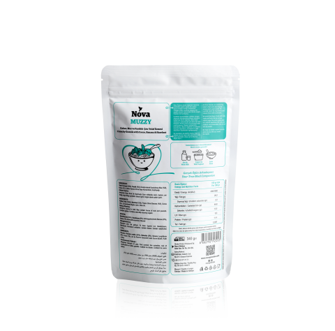 ''Muzzy'' Kakao, Muz ve Fındıklı Granola - 340 Gr.