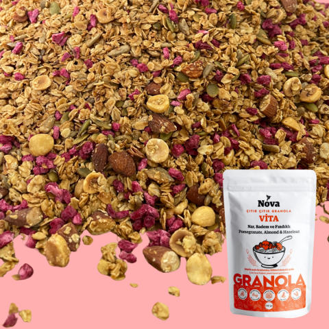 ''Vita'' Nar, Badem ve Fındıklı Granola - 340 G.