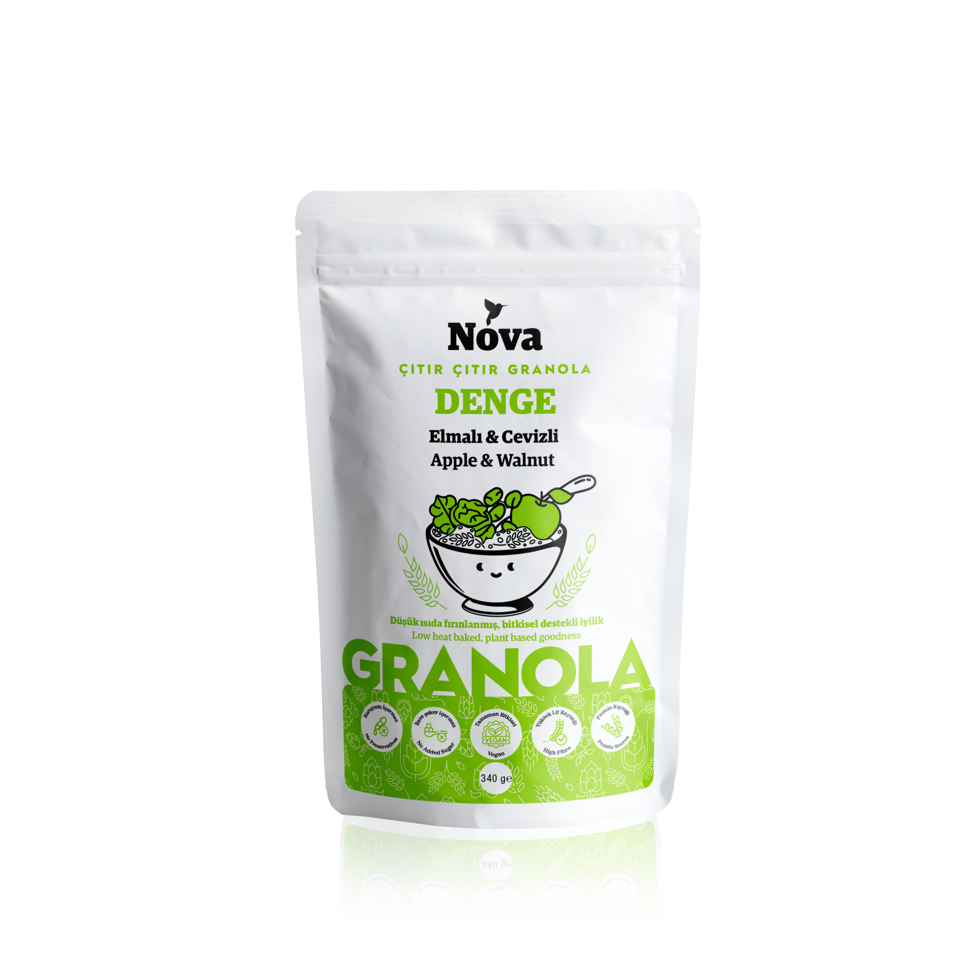 ''Denge'' Elmalı ve Cevizli Granola - 340 G.