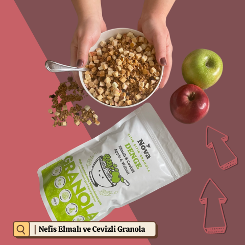 ''Denge'' Elmalı ve Cevizli Granola - 340 Gr.
